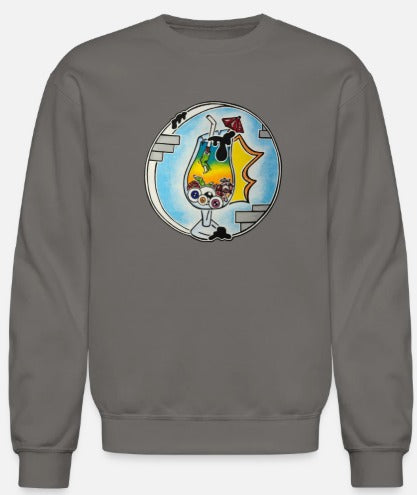 Crewneck enfant Verre cocktail rond