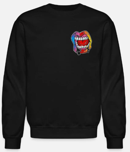 Crewneck enfant Lèvre multicolore