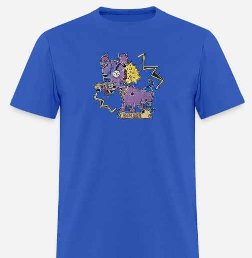 T-shirt Chien zombie