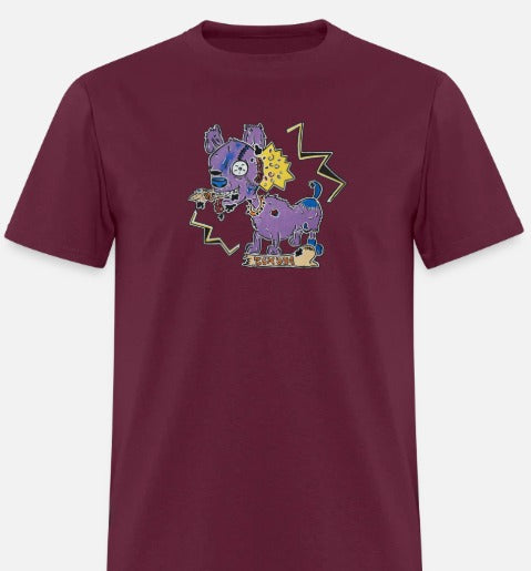 T-shirt enfant Chien zombie