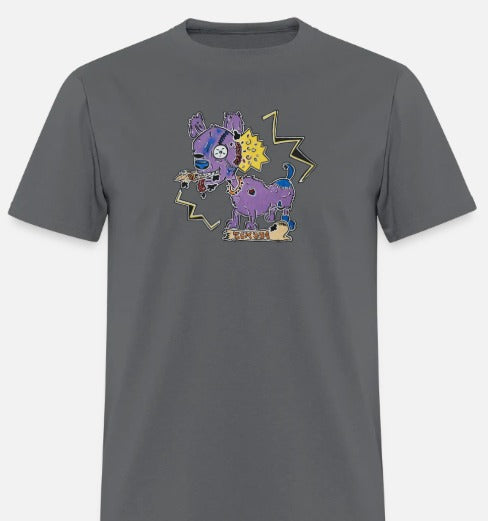 T-shirt enfant Chien zombie