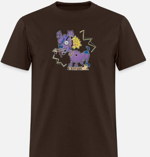 T-shirt Chien zombie