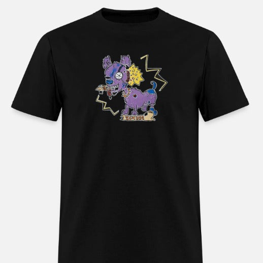 T-shirt Chien zombie