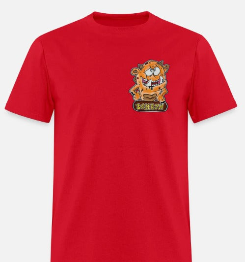 T-shirt enfant monstre orange