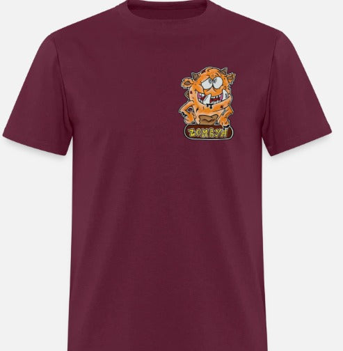 T-shirt Monstre orange
