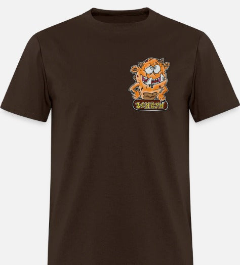 T-shirt Monstre orange