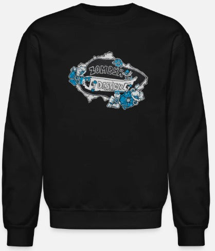 Crewneck Zombya Design