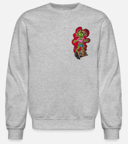 Crewneck fille zombie skate