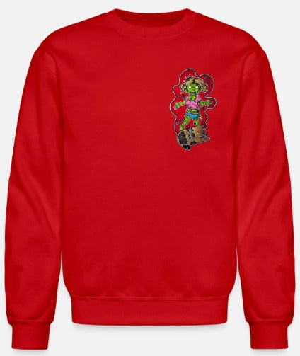 Crewneck fille zombie skate