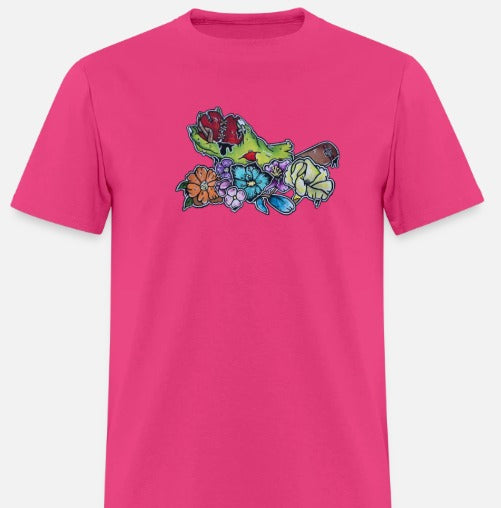 T-shirt enfant Main zombie coeur fleur