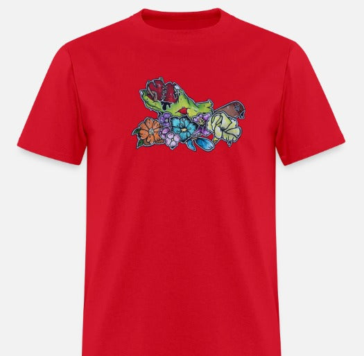 T-shirt enfant Main zombie coeur fleur