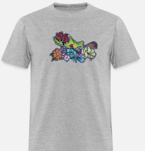 T-shirt enfant Main zombie coeur fleur