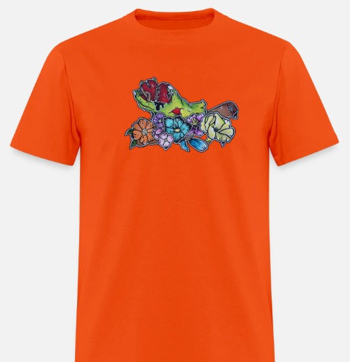 T-shirt enfant Main zombie coeur fleur