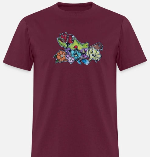 T-shirt enfant Main zombie coeur fleur