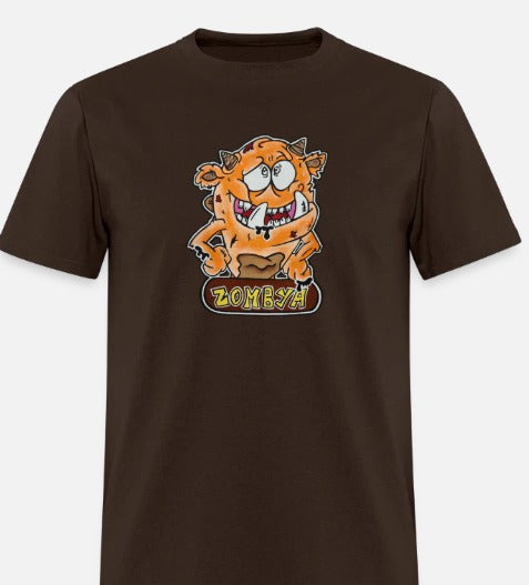 T-shirt Monstre orange