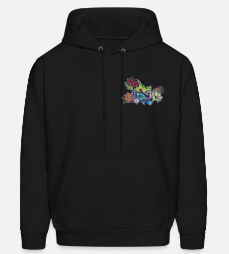Hoodies main zombie coeur fleur