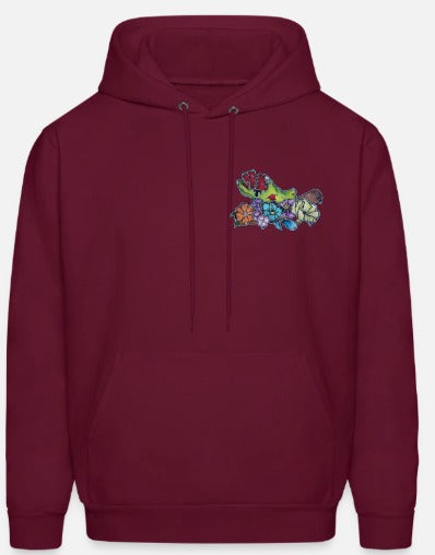 Hoodies main zombie coeur fleur