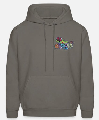 Hoodies  enfant Main zombie coeur fleur