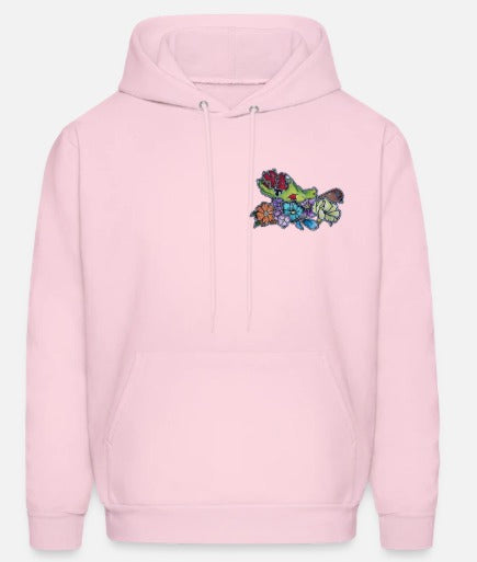 Hoodies main zombie coeur fleur
