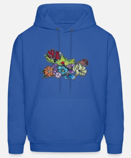 Hoodies Main zombie coeur fleur