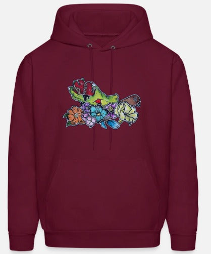 Hoodies enfant Main zombie coeur fleur