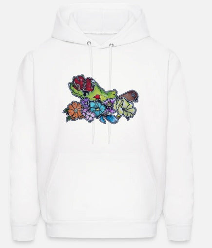 Hoodies Main zombie coeur fleur