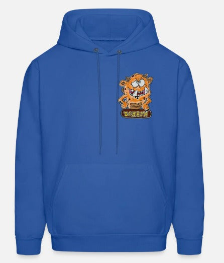 Hoodies Monstre orange