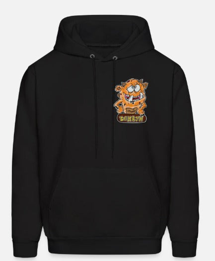 Hoodies Monstre orange