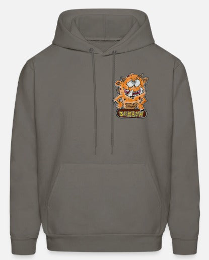 Hoodies Monstre orange