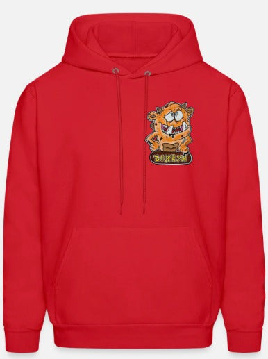 Hoodies Monstre orange