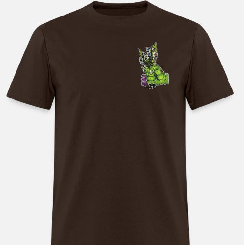 T-shirt Main zombie bouquet fleur