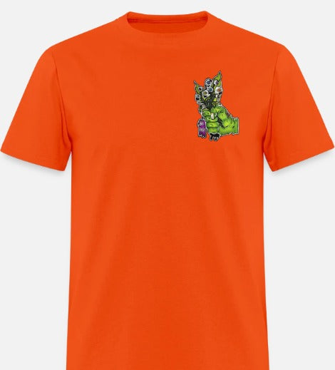 T-shirt enfant Main zombie bouquet fleur