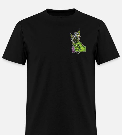 T-shirt enfant Main zombie bouquet fleur