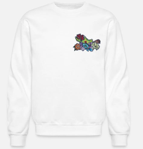 Crewneck Main zombie coeur fleur