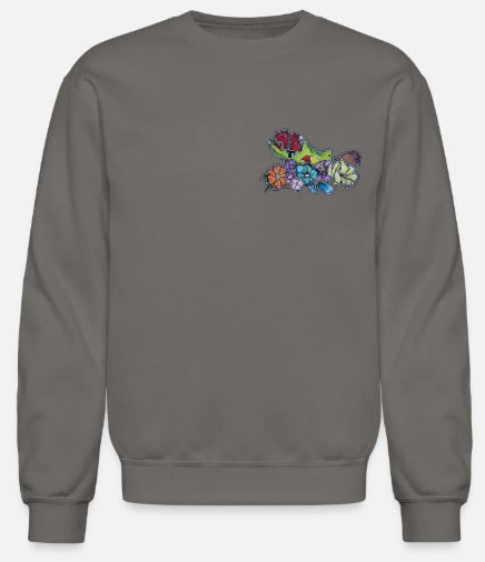 Crewneck Main zombie coeur fleur