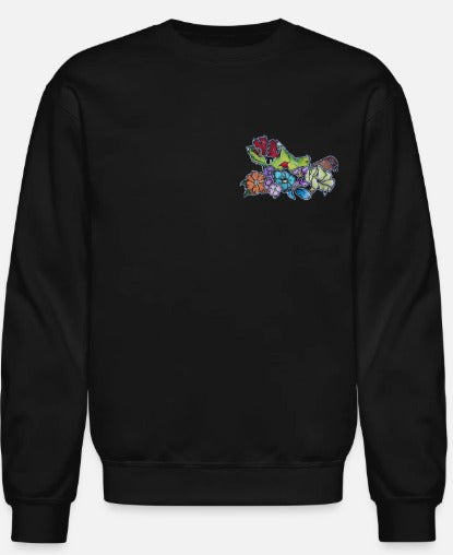 Crewneck Main zombie coeur fleur