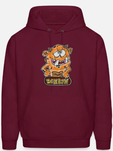 Hoodies Monstre orange