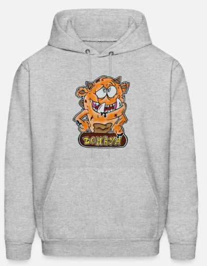 Hoodies Monstre orange