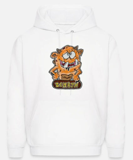 Hoodies Monstre orange