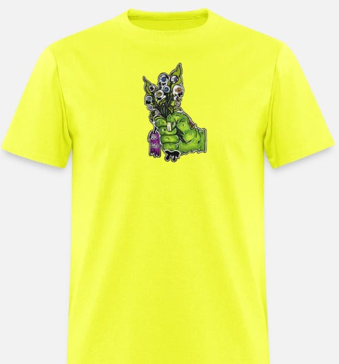 T-shirt enfant Main zombie bouquet fleur