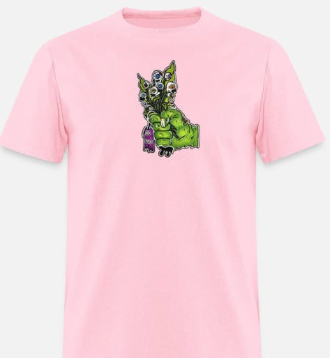 T-shirt enfant Main zombie bouquet fleur