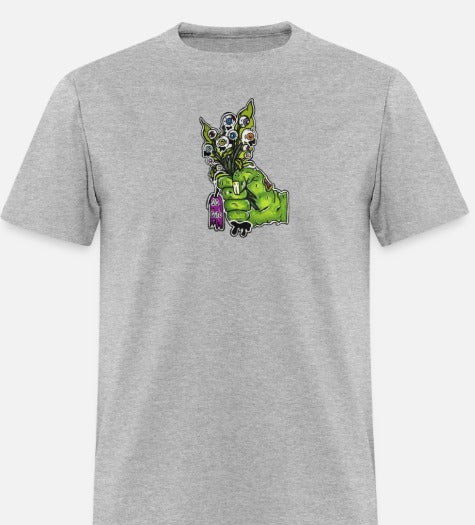 T-shirt enfant Main zombie bouquet fleur