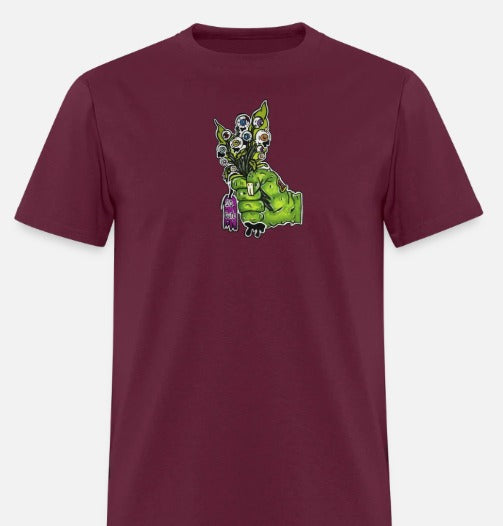 T-shirt enfant Main zombie bouquet fleur