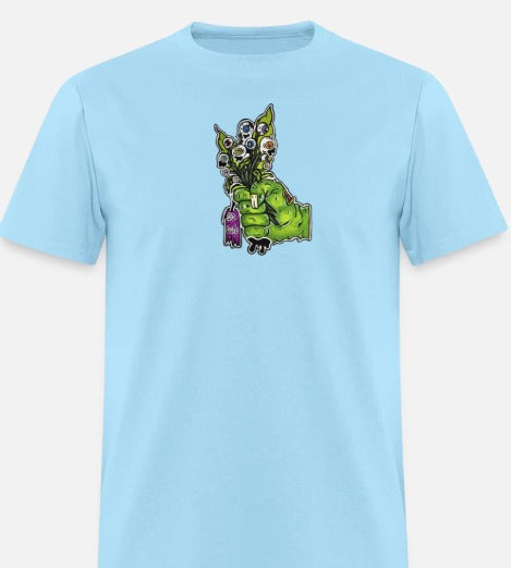 T-shirt enfant Main zombie bouquet fleur