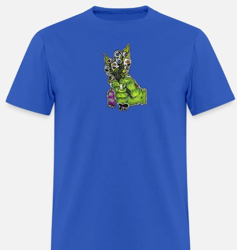 T-shirt enfant Main zombie bouquet fleur