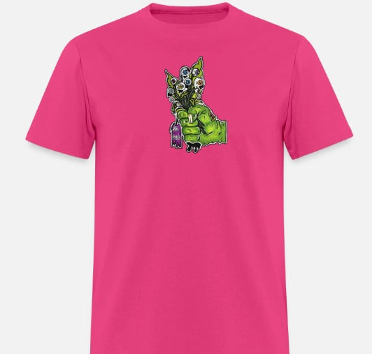T-shirt Main zombie bouquet fleur