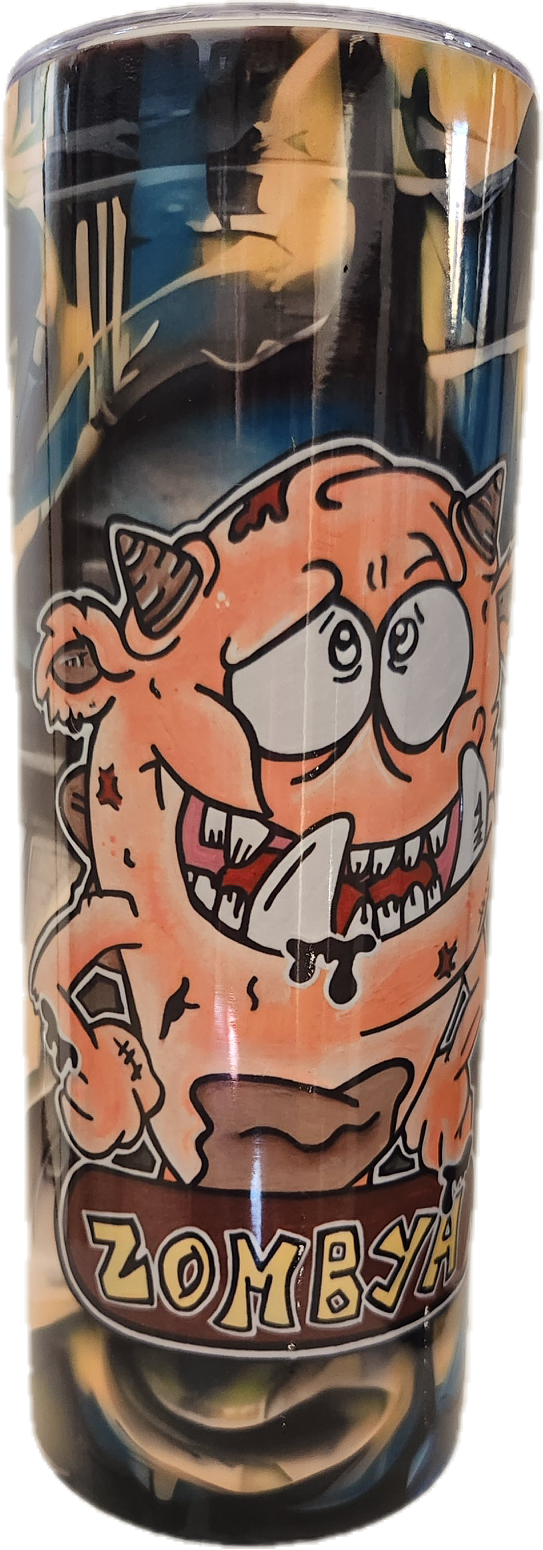 Thermos monstre orange