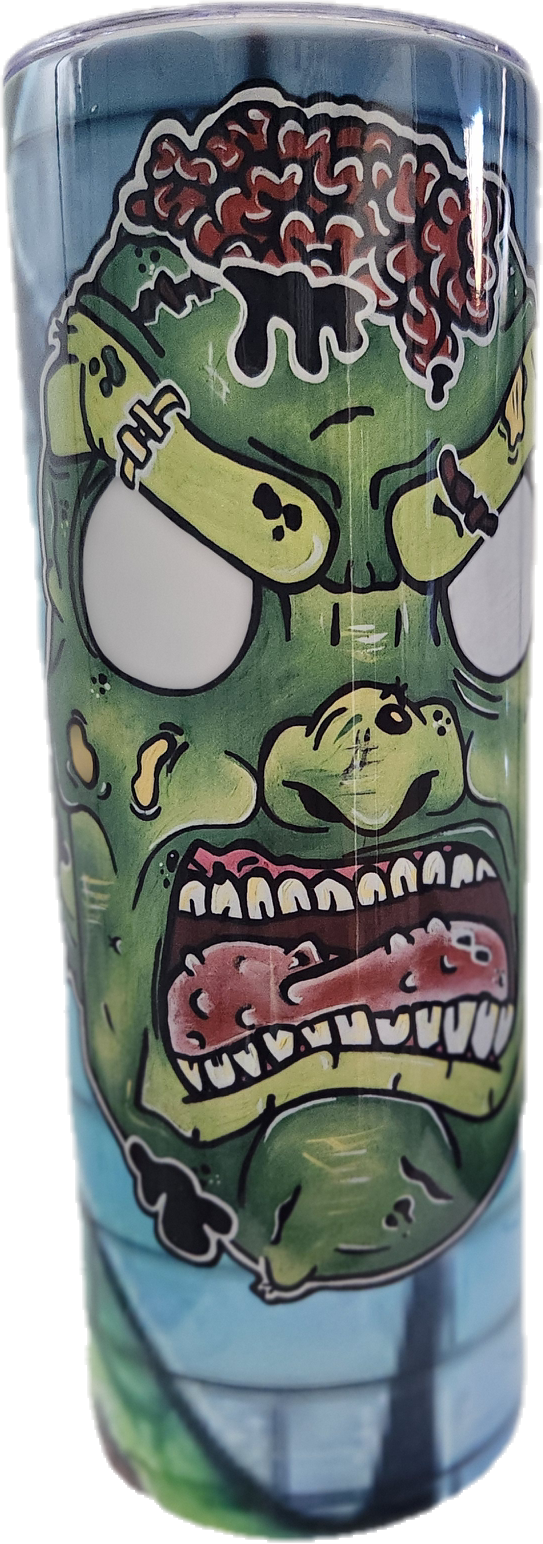 Thermos tête de zombie