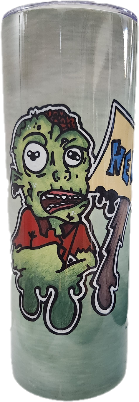 Thermos zombie hello