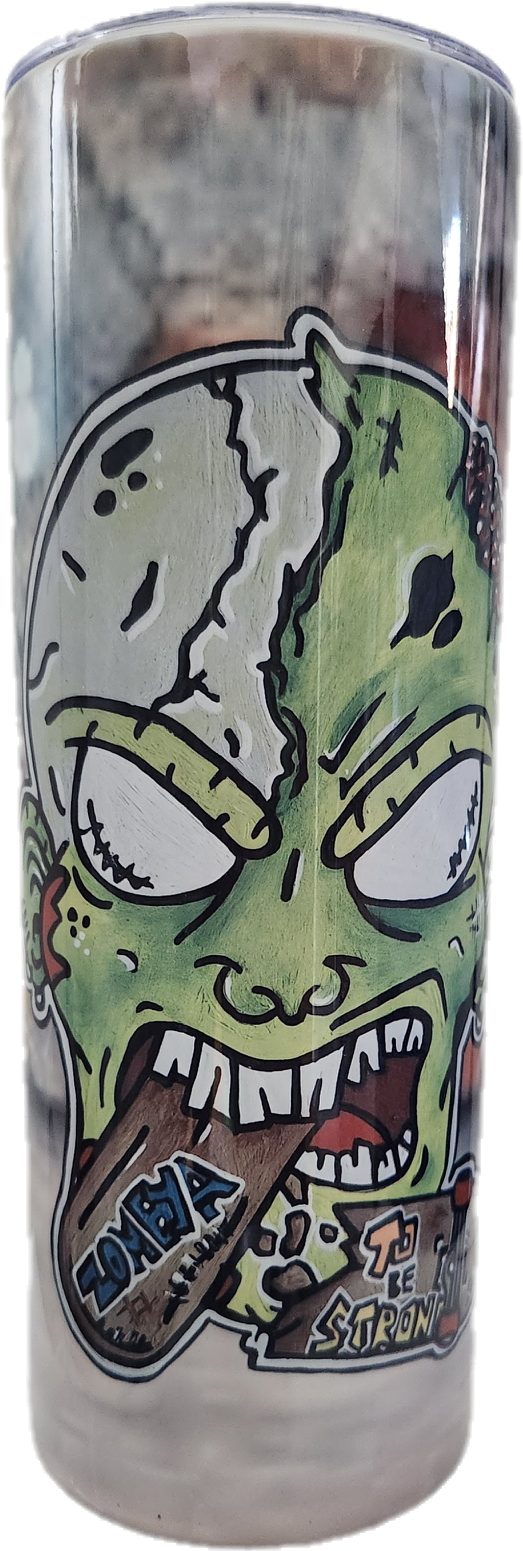 Thermos zombie qui mange skate